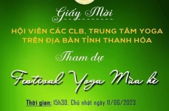 [🆕🇻🇳] Top1Yoga ⭐ 🧘 ⚡ Cộng Đồng Yoga Thanh Hoá tổ chức sự kiện “Festival Yoga Mùa Hè” chào mừng kỷ niệm ngày Quốc tế Yoga 21/6
Thời gian :15h30 Chủ n , shares-0✔️ , likes-0❤️️ , date-2023-06-01 07:47:52🇻🇳🇻🇳🇻🇳📰🆕