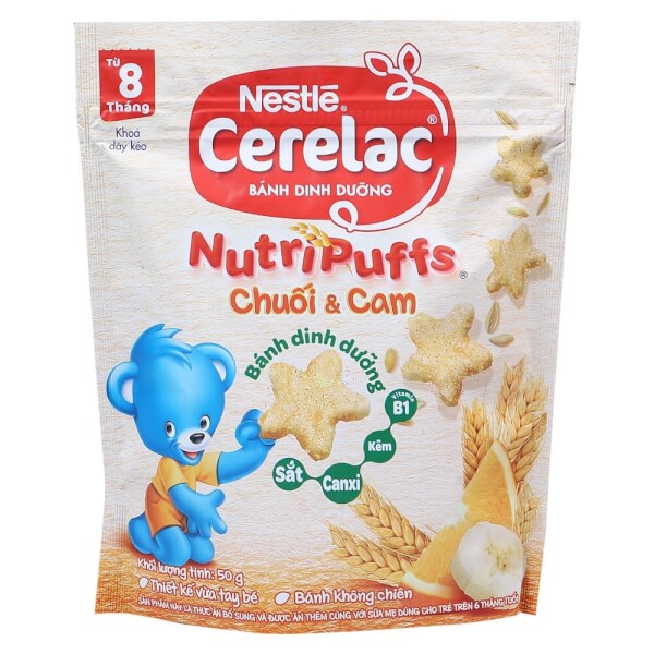 [🛒🇻🇳]Bánh dinh dưỡng Nestle Cerelac Nutripuffs Vị Chuối và Cam 50 – Nestlé Cerelac , SKU – 0029120000042 – concung.com 🇻🇳🛒Top1Shop🛒 🇻🇳Top1Vietnam🇻🇳 🛍🛒🇻🇳