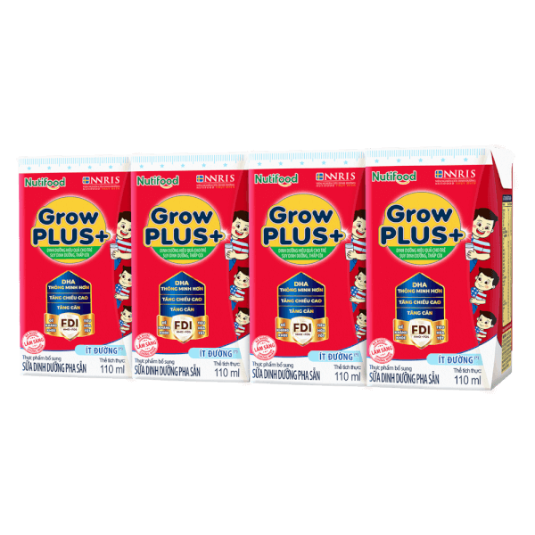 [🛒🇻🇳]Combo 6 thùng Sữa GrowPLUS+ ít đường 110ml (lốc 4 hộp) – GrowPLUS , SKU – 6697000000003 – concung.com 🇻🇳🛒Top1Shop🛒 🇻🇳Top1Vietnam🇻🇳 🛍🛒🇻🇳