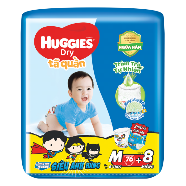 [🛒🇻🇳]Tã quần Huggies Dry Pants gói cực đại (M, 6-11kg, 76 miếng) (giao bao bì ngẫu nhiên) – Huggies Dry , SKU – 2265000000018 – concung.com 🇻🇳🛒Top1Shop🛒 🇻🇳Top1Vietnam🇻🇳 🛍🛒🇻🇳
