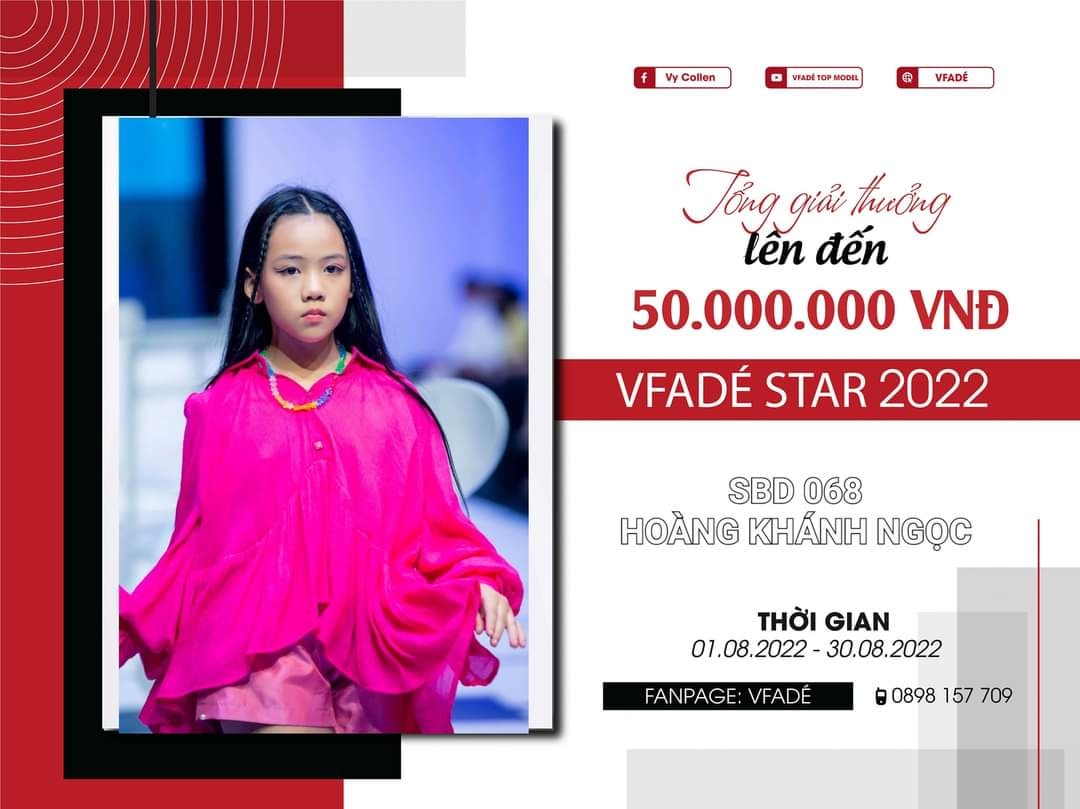 [🆕🇻🇳] Top1StarKids ⭐ ☀ ⚡  CHÚC MỪNG TOP 10 thí sinh cuối bước vào vòng Bán Kết diễn ra vào ngày 27.08.2022 tại Tp. ĐÀ NẴNG.20) SBD 068 HOÀNG KHÁNH NGỌC , shares-0✔️ , likes-0❤️️ , date-2022-08-12 02:54:00🇻🇳🇻🇳🇻🇳📰🆕
