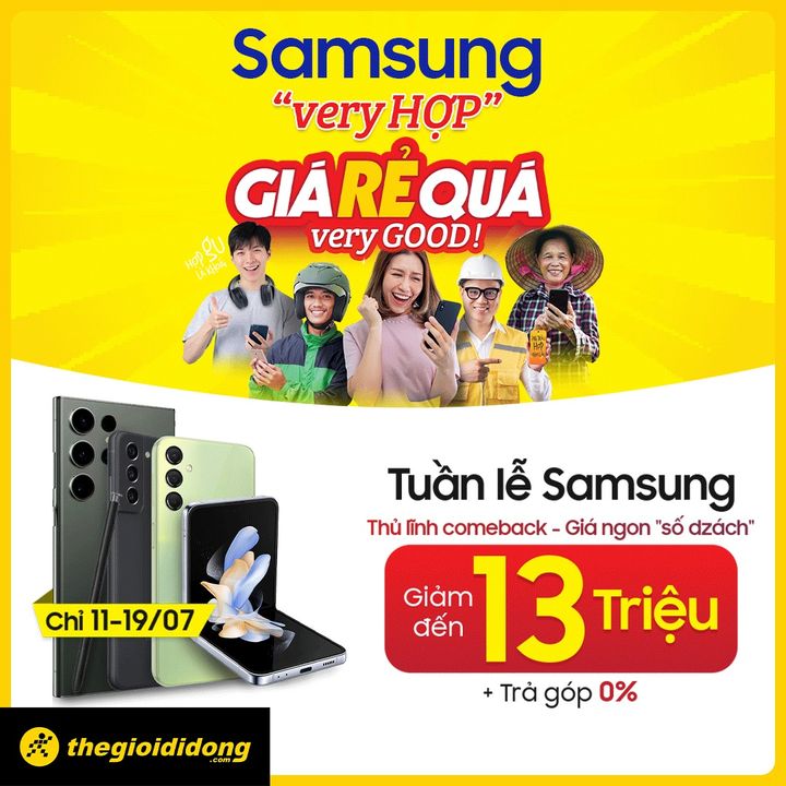 [🛍️🇻🇳] The Gioi Di Dong Joint Stock Company 🛍️ Top1Brand ⭐️ – Thủ lĩnh comebackGiá ngon “số dzách”💁 TUẦN LỄ SAMSUNG💥 GIẢM ĐẾN 13 TRI …