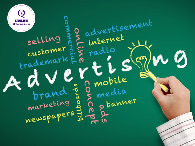 advertising - một trong những từ chuyên ngành quản trị thường thấy trong lĩnh vực marketing