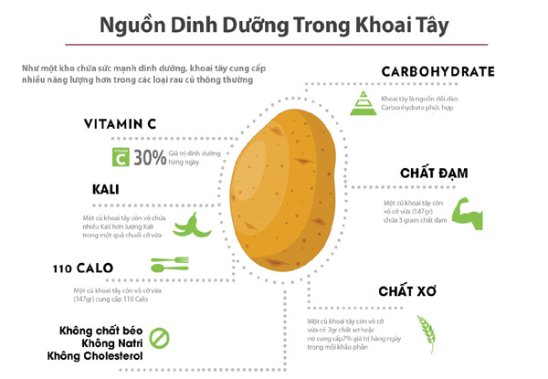 Khoai tây bao nhiêu calo? Cách ăn khoai tây giảm cân hiệu quả [🆕🇻🇳] cali.vn