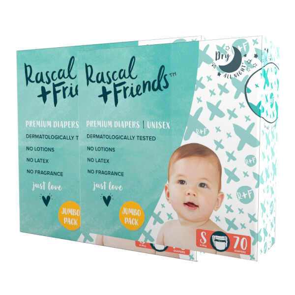 [🛒🇻🇳]Combo 2 tã dán Rascal + Friends (S, 4-8kg, 70 miếng) – Rascal + Friends , SKU – 4411000000002 – concung.com 🇻🇳🛒Top1Shop🛒 🇻🇳Top1Vietnam🇻🇳 🛍🛒🇻🇳