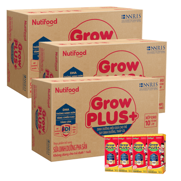 [🛒🇻🇳]Combo 3 Thùng SPDDPS GrowPLUS+ 180ml (lốc 4 hộp) – GrowPLUS+ Đỏ , SKU – 6697000000002 – concung.com 🇻🇳🛒Top1Shop🛒 🇻🇳Top1Vietnam🇻🇳 🛍🛒🇻🇳