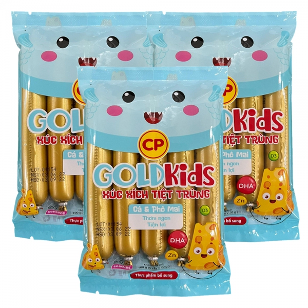 [🛒🇻🇳]Combo 3 Xúc Xích Tiệt Trùng Goldkids Cá & Phô Mai – CP , SKU – 6501000000004 – concung.com 🇻🇳🛒Top1Shop🛒 🇻🇳Top1Vietnam🇻🇳 🛍🛒🇻🇳