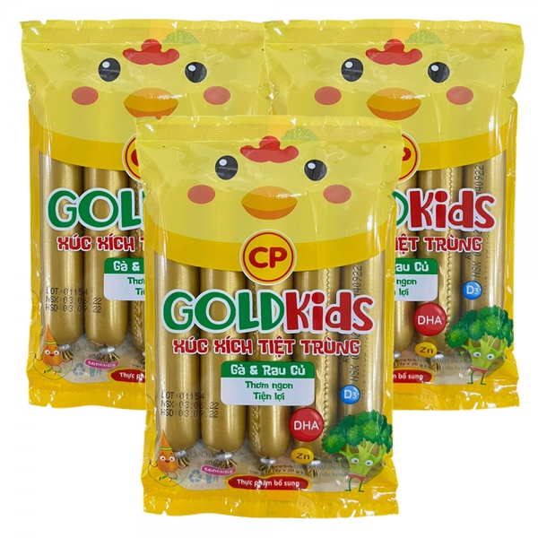 [🛒🇻🇳]Combo 3 Xúc Xích Tiệt Trùng Goldkids Gà & Rau Củ – CP , SKU – 6501000000003 – concung.com 🇻🇳🛒Top1Shop🛒 🇻🇳Top1Vietnam🇻🇳 🛍🛒🇻🇳