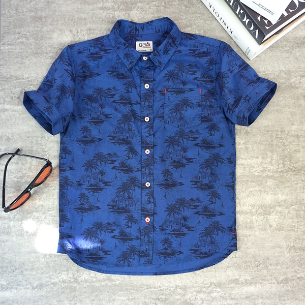 [🛒🇻🇳]Sơ mi ngắn họa tiết AT113 – X.đen cây dừa – B2KID , SKU – AT113R81057-XD – b2kid.com 🇻🇳🛒Top1Shop🛒 🇻🇳Top1Vietnam🇻🇳 🛍🛒🇻🇳