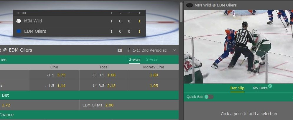 Giống như bóng đá hay nhiều môn thể thao khác - Khúc côn cầu cũng luôn đi kèm cá cược