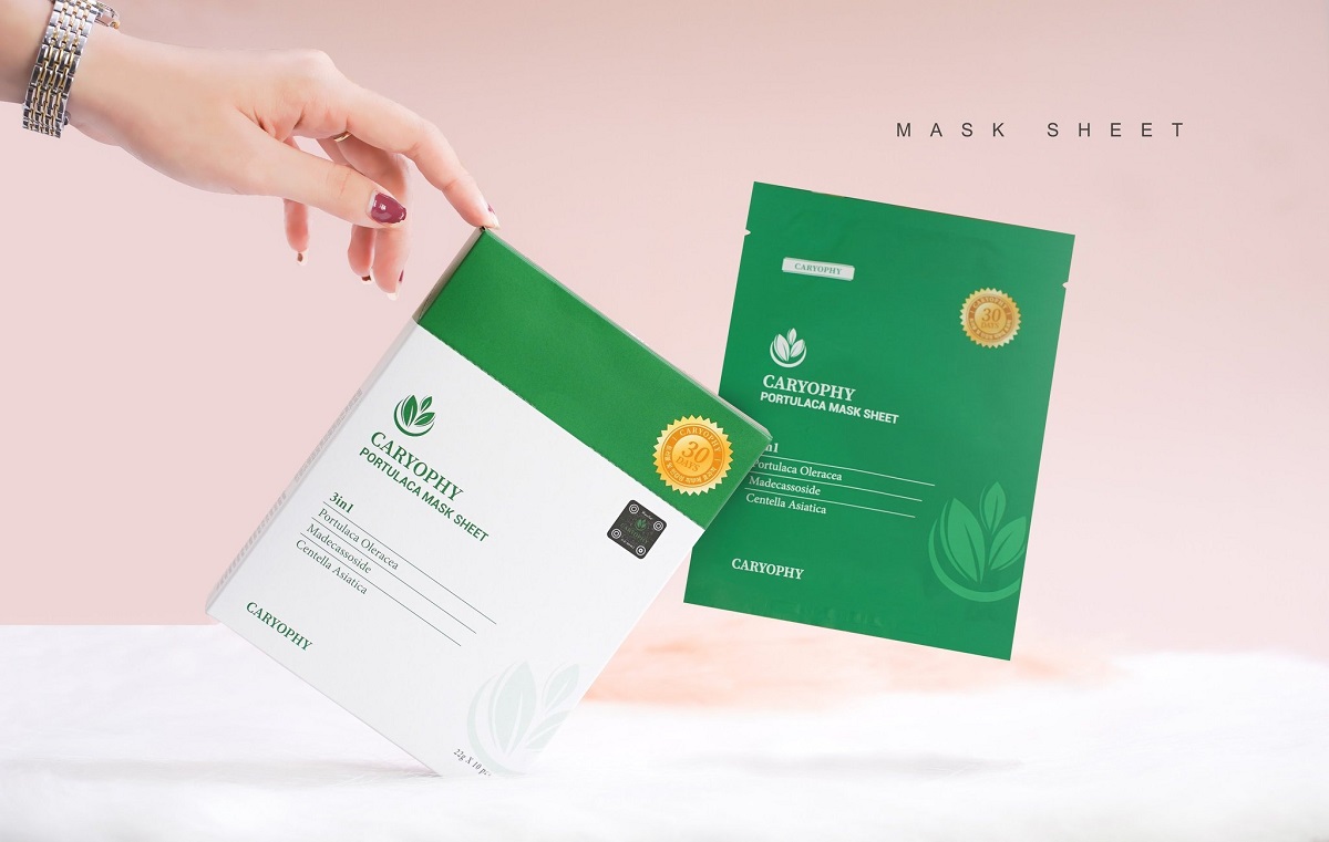 Mat na tram tra Caryophy Portulaca Mask Sheet