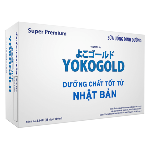 [🛒🇻🇳]Thùng Sữa uống dinh dưỡng Vinamilk Yoko Gold 180ml (Lốc 4) – 12 lốc – YOKOGOLD , SKU – 2950000000002 – concung.com 🇻🇳🛒Top1Shop🛒 🇻🇳Top1Vietnam🇻🇳 🛍🛒🇻🇳