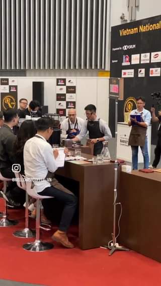 [☕️🇻🇳Mellower Coffee HCM  🥤 Top1Coffee ☕️ Tim in the last round of Vietnam National Barista Championship VNBC 2023 with Signature is a beverage from Laurina coffee and no , shares-0✔️ , likes-9❤️️ , date-2023-04-15 04:46:59🇻🇳🇻🇳🇻🇳📰🆕