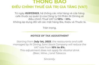 [☕️🇻🇳] MOJO Boutique Coffee 🥤 Top1Coffee ☕️ THÔNG BÁO ĐIỀU CHỈNH THUẾ GIÁ TRỊ GIA TĂNG​ (VAT)
Xin chào quý khách,
MOJO Boutique Coffee xin thông báo từ ngày 01.07.2023, t , shares-1✔️ , likes-6❤️️ , date-2023-07-04 11:51:49🇻🇳🇻🇳🇻🇳📰🆕