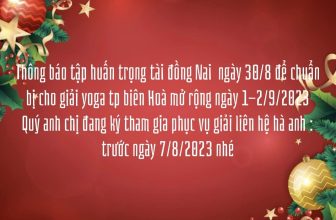 [🆕🇻🇳] Top1Yoga ⭐ 🧘 ⚡ Thông báo tập huấn trọng tài Biên hòa ngày 30/8 để chuẩn bị cho giải yoga tp biên Hoà mở rộng ngày 1-2/9/2023
Quý anh chị đang , shares-0✔️ , likes-0❤️️ , date-2023-08-02 01:54:49🇻🇳🇻🇳🇻🇳📰🆕