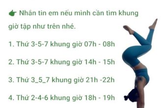 [🆕🇻🇳] Top1Yoga ⭐ 🧘 ⚡ Lịch khung giờ trống cho các lớp PT kèm 1:1 hoặc nhóm ONLINE _OFFLINE như sau  Nhắn tin em nếu mình cần tìm khung giờ tập như tr , shares-0✔️ , likes-0❤️️ , date-2023-08-20 15:28:49🇻🇳🇻🇳🇻🇳📰🆕