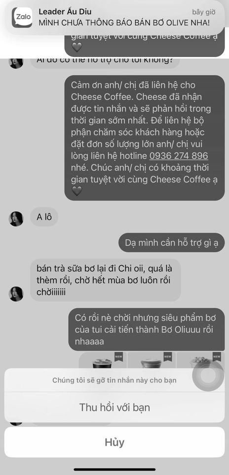 Trước khi bị cô ta phốt, tôi tự phốt mình #bơliu #ovocado #olive #avocado #cheesecoffee #Homies