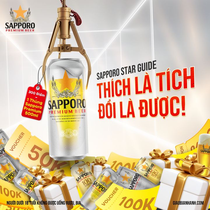 [🥂🇻🇳] Sapporo Vietnam 🍹 Top1Drink 🍻 – Thích là tích điểm, đổi là được quà!💖 Gọi Sapporo là bia thượng hạng …