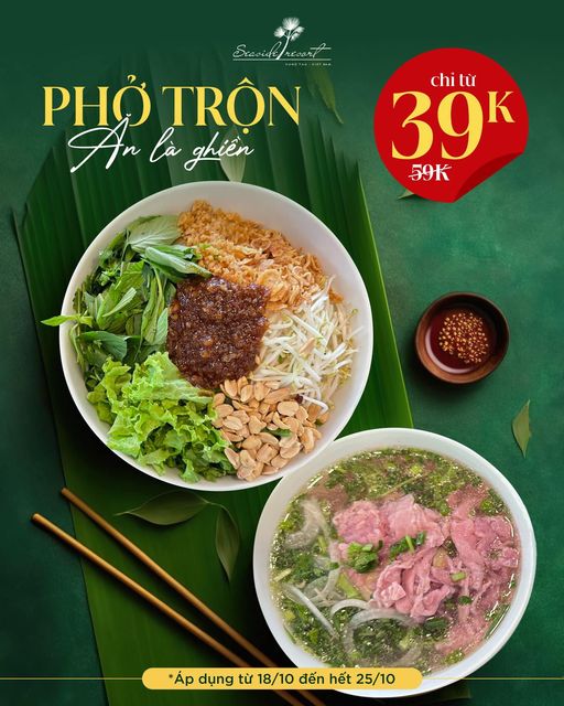 THỬ NGAY PHỞ TRỘN VIEW BIỂN