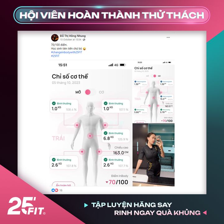 [🤼🇻🇳] 25 FIT hệ thống phòng tập công nghệ EMS Training ⚽ Top1Sport ⛹️‍♂️ – 😍 THỬ THÁCH HOÀN THÀNH, MÃ THƯỞNG VỀ TAY🫶 Không phải mùa hè nhưng 25 FI …