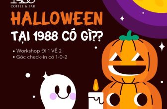 [☕️🇻🇳] 1988 Coffee – Bar 🥤 Top1Coffee ☕️ Bạn đã biết Halloween tại 1988 có gì??  Có góc check-in cực xịn đứng vào là ra ảnh siêu xịn
Có workshop đi 1 về 2: làm bánh mac , shares-1✔️ , likes-16❤️️ , date-2023-10-25 12:00:02🇻🇳🇻🇳🇻🇳📰🆕