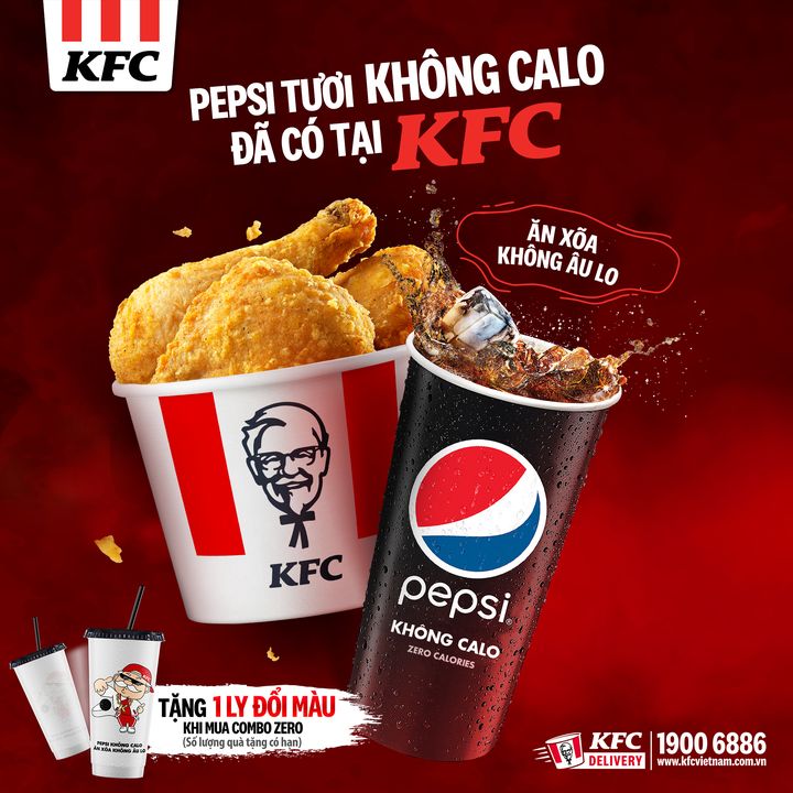 [🍗🇻🇳] KFC Vietnam 🍔Top1Food 🍗 – “ZERO” HẠ CÁNH, MÌNH CÙNG HẠ NHIỆTLoa Loa Loa!!!Pepsi Zero đã hạ cánh “hơi lâ …