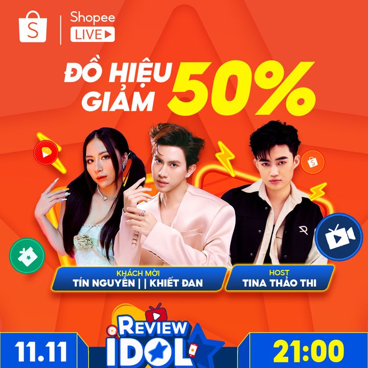 [🛍️🇻🇳] Shopee Việt Nam 🛍️ Top1Shop ❤️️ – 🤔 TÍN NGUYỄN & KHIẾT ĐAN: Mang đến SIÊU DEAL 50% đỉnh cỡ nào cho livestream  …
