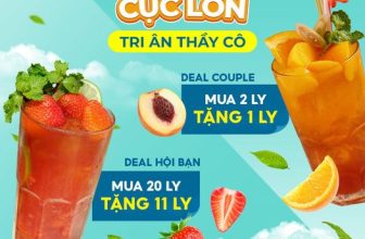 [☕️🇻🇳] Seaside Cafe 🥤 Top1Coffee ☕️ [DEAL ĐỘC QUYỀN 20.11] KHUYẾN MÃI CỰC LỚN TRI ÂN THẦY CÔ       Seaside Cafe mang đến cho Quý thầy cô cùng các trò thân yêu DEAL  , shares-1✔️ , likes-7❤️️ , date-2023-11-13 01:53:40🇻🇳🇻🇳🇻🇳📰🆕