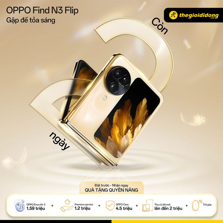 [🛍️🇻🇳] The Gioi Di Dong Joint Stock Company 🛍️ Top1Brand ⭐️ – Cùng đếm ngược 2 ngày để chính thức trên tay bộ đôi OPPO Find N3 series – Bậc  …