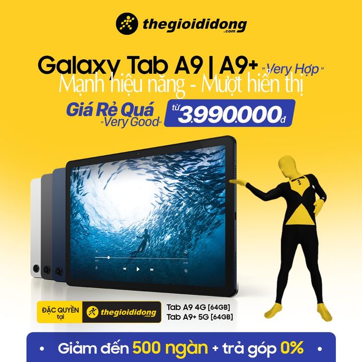 [🛍️🇻🇳] The Gioi Di Dong Joint Stock Company 🛍️ Top1Brand ⭐️ – 💁 Galaxy Tab A9 | A9+Mạnh hiệu năng – Mượt hiển thị💰 Giá rẻ quá chỉ t …