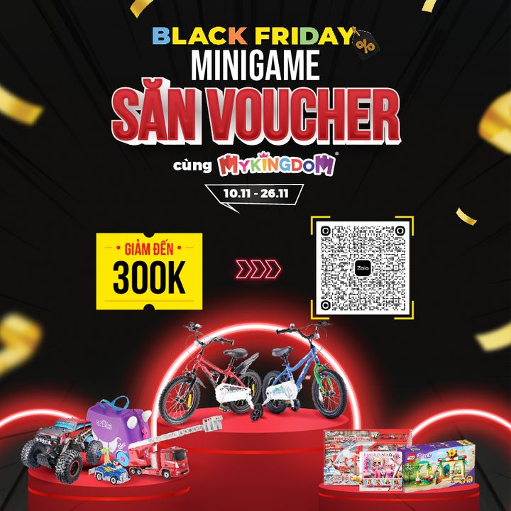 [🧸️🇻🇳] Mykingdom – Đồ Chơi Chính Hãng – An Toàn Cho Bé – Giá Tốt Cho Mẹ 🛴Top1Toys 🧸️ – BLACK FRIDAY – 🎮SĂN VOUCHER CÙNG MYKINGDOM 🎮Bố mẹ đã tham gia chương trình BLACK …