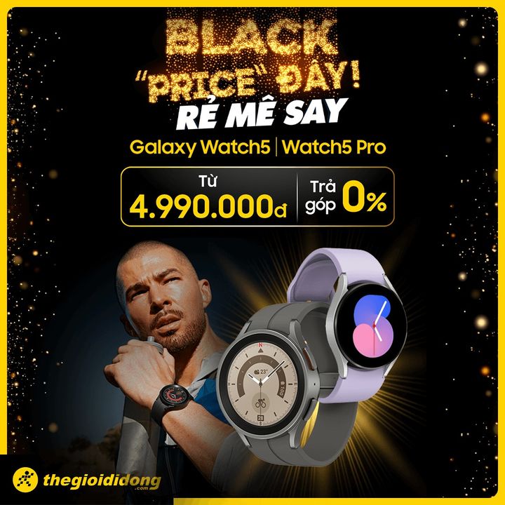 [🛍️🇻🇳] The Gioi Di Dong Joint Stock Company 🛍️ Top1Brand ⭐️ – Black “Price” Đây !!!😍 RẺ MÊ SAY 😍Sắm Galaxy Watch 5 | Watch 5 Pro💰 Giá ch …