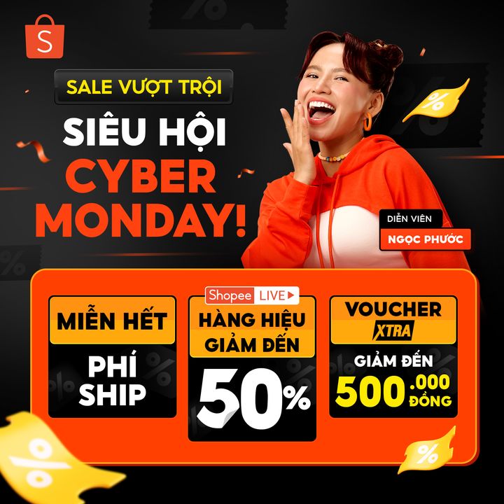 [🛍️🇻🇳] Shopee Việt Nam 🛍️ Top1Shop ❤️️ – 🔥 SIÊU HỘI CYBER MONDAY –  CƠ HỘI CUỐI SĂN LOẠT ƯU ĐÃI CỰC CHÁY 🔥📱 http …