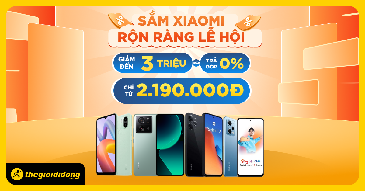 [🛍️🇻🇳] The Gioi Di Dong Joint Stock Company 🛍️ Top1Brand ⭐️ – 🔥 SẮM XIAOMI RỘN RÀNG LỄ HỘI 🔥

😍 Điện thoại Xiaomi giảm đến 3 triệu  …