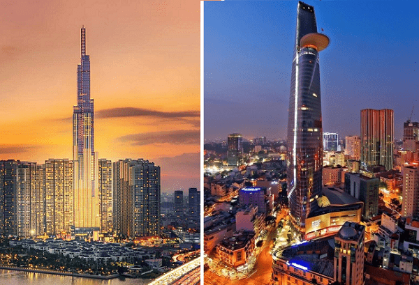 Kinh nghiệm du lịch Sài Gòn, đi đâu chơi ở Sài Gòn, Landmark81 và Bitexco Sài Gòn