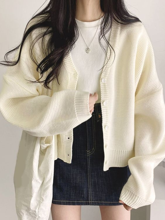 Phối đồ với cardigan cho nữ