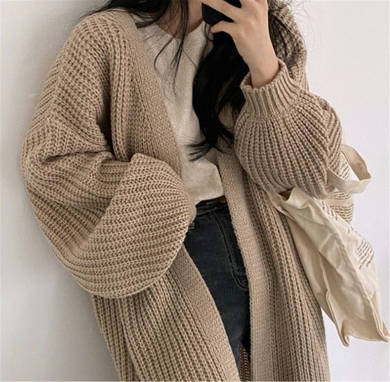 Các kiểu cardigan phổ biến