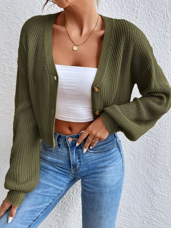 Các kiểu cardigan phổ biến