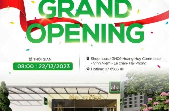 [☕️🇻🇳] AHA Cafe 🥤 Top1Coffee ☕️ NOW OPENING!!
—-AHA CAFE VÕ NGUYÊN GIÁP, HẢI PHÒNG—-
Địa chỉ: Shop house GH09 Hoàng Huy Commerce, Vĩnh Niệm, Lê Chân, Hải  , shares-2✔️ , likes-69❤️️ , date-2023-12-22 02:05:06🇻🇳🇻🇳🇻🇳📰🆕