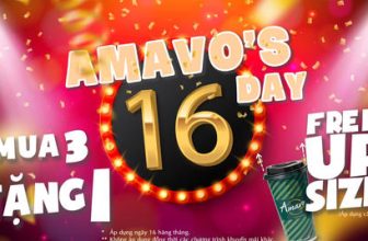 [☕️🇻🇳] Amavo Caffè 🥤 Top1Coffee ☕️ 𝓐𝓶𝓪𝓿𝓸’𝓼 𝓓𝓪𝔂 – Ưu đãi khủng hàng tháng đây“Để ngày 16 hàng tháng tại Amavo Caffè không còn bị tẻ nhạt nữa”. AMAVO tụi mình đã  , shares-3✔️ , likes-295❤️️ , date-2023-06-15 14:02:34🇻🇳🇻🇳🇻🇳📰🆕