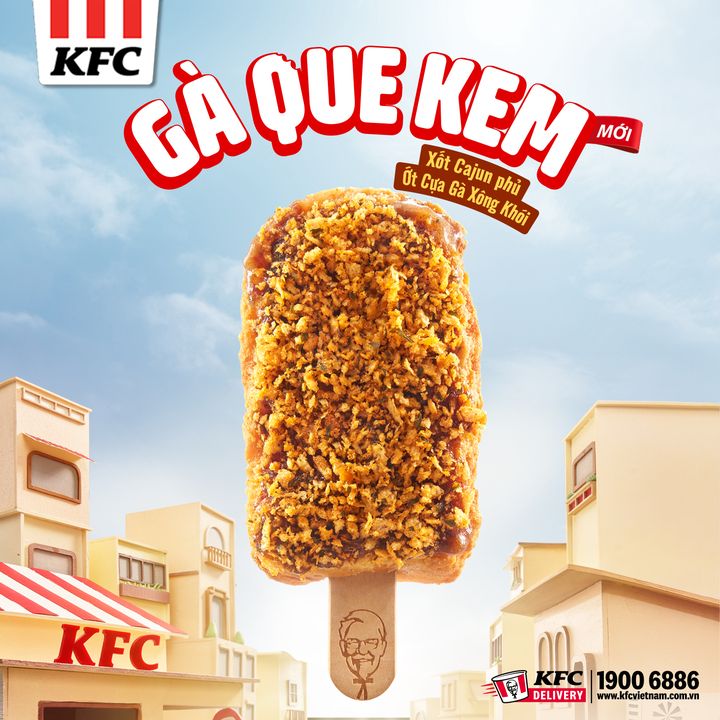 [🍗🇻🇳] KFC Vietnam 🍔Top1Food 🍗 – QUE KEM SIÊU HOT, BẠN ĐÃ THỬTrời se lạnh này, còn gì tuyệt hơn Gà Que Kem X …