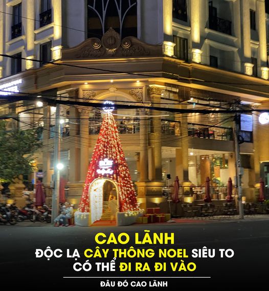 Cả nhà đã check-in với chiếc nón noel siêu to khổng lồ của nhà B.O.B chưa ạ
NOEL CAO LÃNH NGÀY CÀNG XỊN
Hiện tại hầu như quá