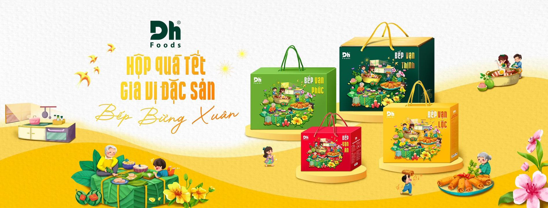 [😋🇻🇳] Dh Foods – ❤ GIA VỊ TỰ NHIÊN – HÀNH TRÌNH ĐI KHẮP VIỆT NAM VÀ VƯƠN RA THẾ GIỚI ❤ 🍔Top1Food 🍜 – 🌼 TẾT ĐẾN, BẾP BỪNG XUÂN 🌼Cùng Dh Foods đón Tết Giáp Thìn thật linh đ …