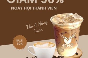 [☕️🇻🇳] Hemo Coffee – Bến Tre 🥤 Top1Coffee ☕️ Ưu đãi mới cho thành viên thứ 4 mỗi tuần
GIẢM 30% cho tổng hoá đơn  Cùng Hemo trải nghiệm chương trình mới, cơ hội chiêu đãi c , shares-0✔️ , likes-12❤️️ , date-2023-12-13 00:57:38🇻🇳🇻🇳🇻🇳📰🆕