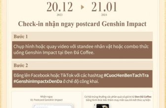 [☕️🇻🇳] Đen Đá Coffee 🥤 Top1Coffee ☕️ [Đen Đá x Genshin Impact]
Để cuộc hẹn bên tách trà thêm hào hứng, khi đến Check-in cùng Genshin Impact các bạn sẽ có cơ hội nh , shares-19✔️ , likes-88❤️️ , date-2023-12-20 00:44:39🇻🇳🇻🇳🇻🇳📰🆕