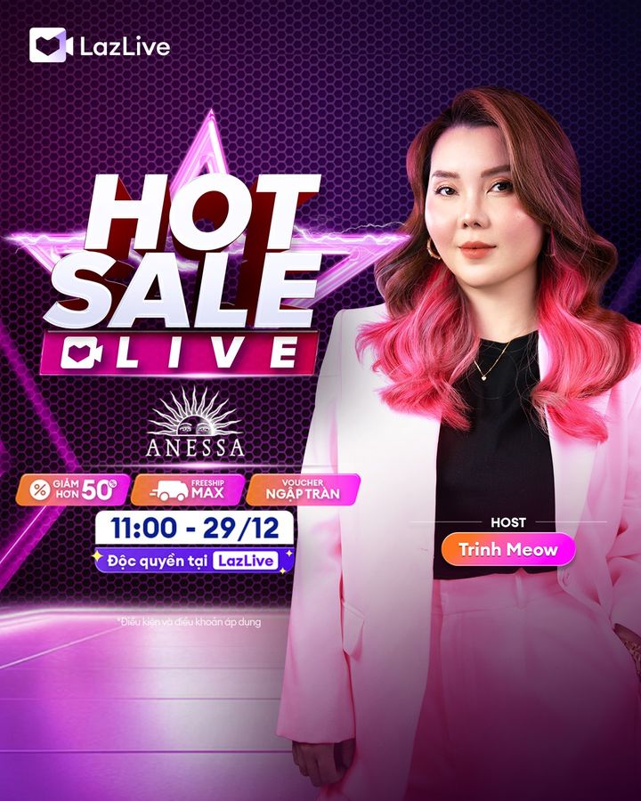 [🛍️🇻🇳] Lazada là trang mua sắm trực tuyến uy tín hàng đầu tại Việt Nam 🛍️ Top1Shop ❤️️ – LIVESTREAM SĂN DEAL ANESSA XỊN CÙNG TRINH MEOW 😘Đặt lịch ngay lúc 11H ngày 29.12: …
