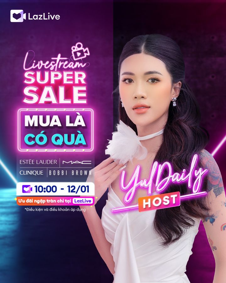[🛍️🇻🇳] Lazada là trang mua sắm trực tuyến uy tín hàng đầu tại Việt Nam 🛍️ Top1Shop ❤️️ – LIVESTREAM SĂN DEAL MỸ PHẨM CỰC XỊN CÙNG YULDAILY 😘Đặt lịch ngay lúc 10H ng …