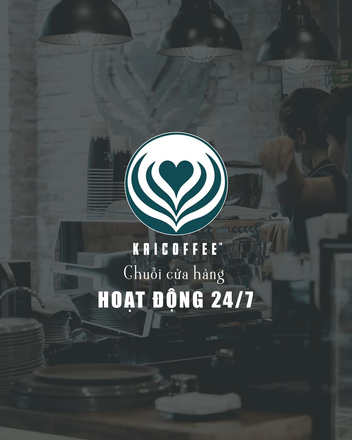 #KAICoffee - Chuỗi cửa hàng hoạt động 24/7 Với không gian thiết kế hiện đại, thức uống trẻ trung, cùng mức giá siêu phù hợp K
