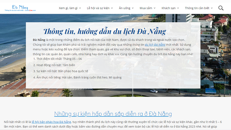 TOP 10 trang web du lịch uy tín hàng đầu tại Việt Nam. Dulichlive