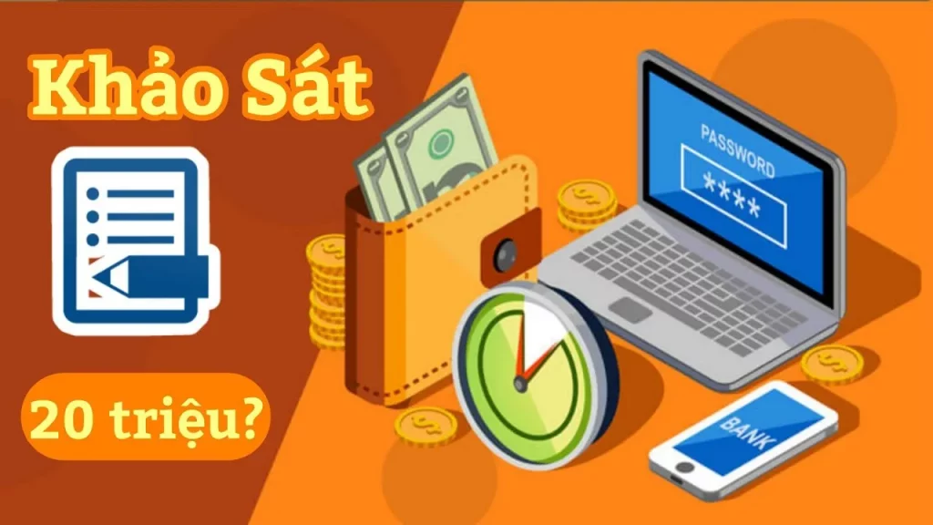 Kiếm tiền online bằng việc trả lời khảo sát 